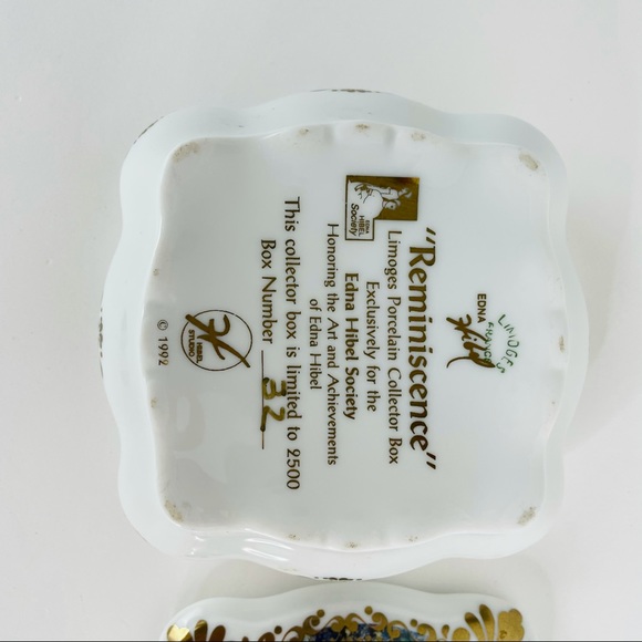 Limoges Porcelain Collector Trinket Box - Picture 5 of 9